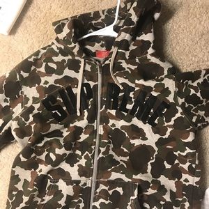 Supreme camo hoodie